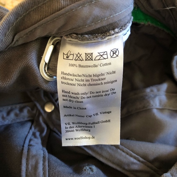 VfL Wolfsburg Germany Fussball Football Soccer Vintage Style Baseball Cap - Picture 7 of 10